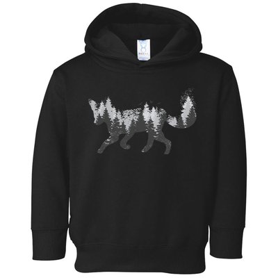 Forest Fox Animal Toddler Hoodie