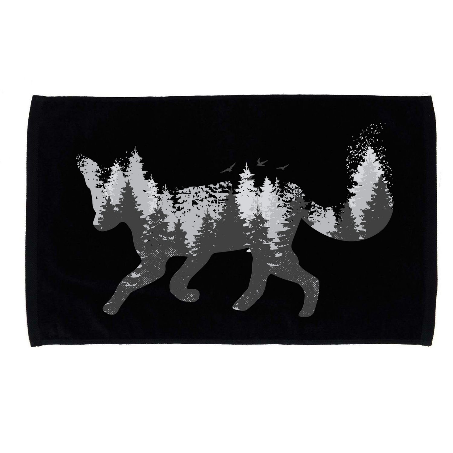Forest Fox Animal Microfiber Hand Towel