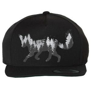 Forest Fox Animal Wool Snapback Cap