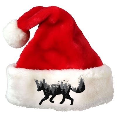 Forest Fox Animal Premium Christmas Santa Hat