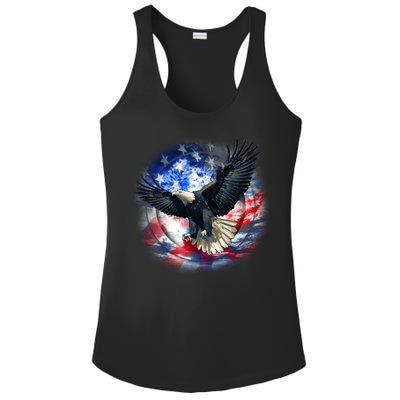 Forever Free United States Eagle Ladies PosiCharge Competitor Racerback Tank