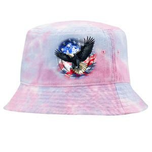 Forever Free United States Eagle Tie-Dyed Bucket Hat