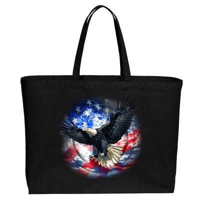 Forever Free United States Eagle Cotton Canvas Jumbo Tote