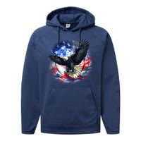 Forever Free United States Eagle Performance Fleece Hoodie