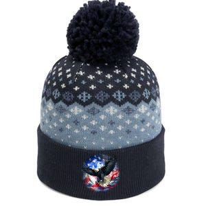 Forever Free United States Eagle The Baniff Cuffed Pom Beanie