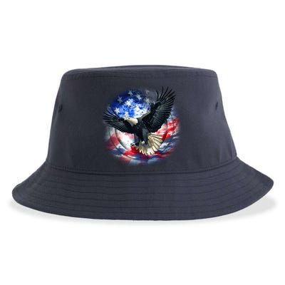 Forever Free United States Eagle Sustainable Bucket Hat