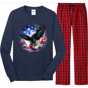 Forever Free United States Eagle Long Sleeve Pajama Set