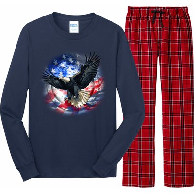 Forever Free United States Eagle Long Sleeve Pajama Set