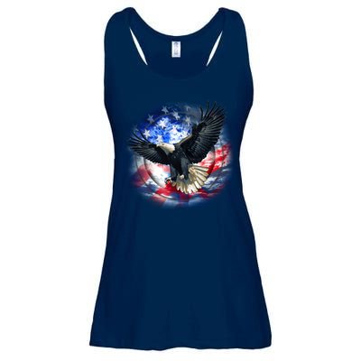 Forever Free United States Eagle Ladies Essential Flowy Tank