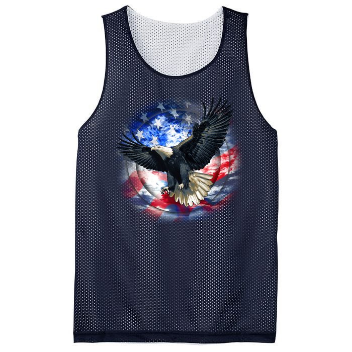 Forever Free United States Eagle Mesh Reversible Basketball Jersey Tank