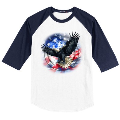 Forever Free United States Eagle Baseball Sleeve Shirt