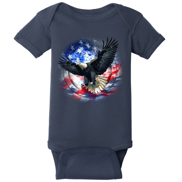 Forever Free United States Eagle Baby Bodysuit