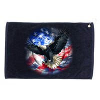 Forever Free United States Eagle Grommeted Golf Towel