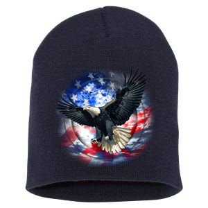 Forever Free United States Eagle Short Acrylic Beanie