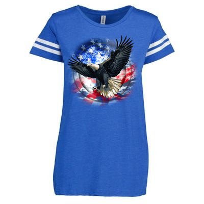 Forever Free United States Eagle Enza Ladies Jersey Football T-Shirt