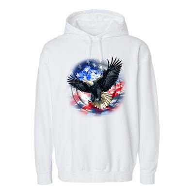 Forever Free United States Eagle Garment-Dyed Fleece Hoodie