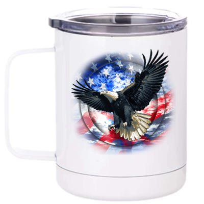 Forever Free United States Eagle 12 oz Stainless Steel Tumbler Cup