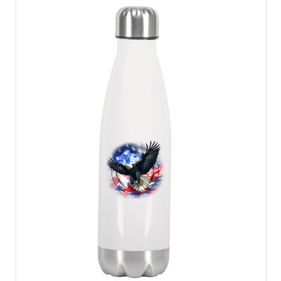 Forever Free United States Eagle Stainless Steel Insulated Water Bottle