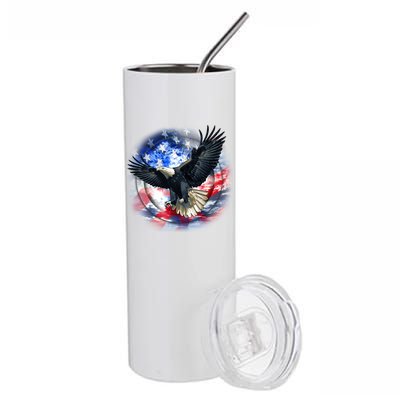 Forever Free United States Eagle Stainless Steel Tumbler