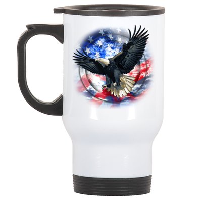 Forever Free United States Eagle Stainless Steel Travel Mug