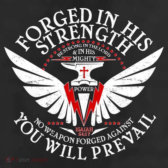 Forged In His Strength Cool Comfort Performance Bucket Hat