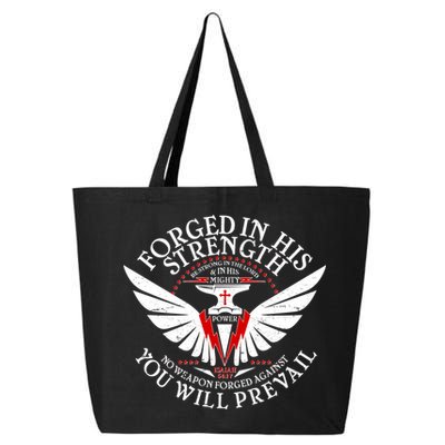Forged In His Strength 25L Jumbo Tote