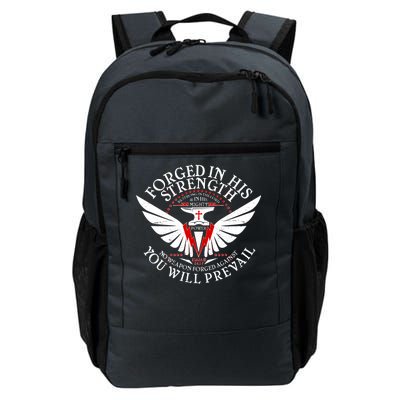 Forged In His Strength Daily Commute Backpack