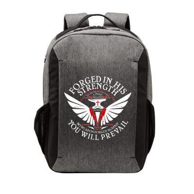 Forged In His Strength Vector Backpack