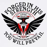Forged In His Strength Garment-Dyed Sweatshirt