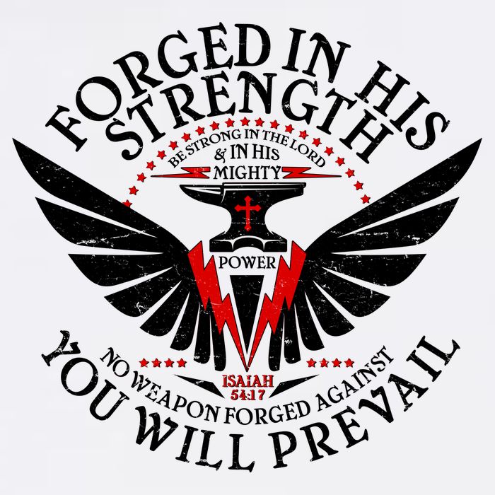 Forged In His Strength Garment-Dyed Sweatshirt