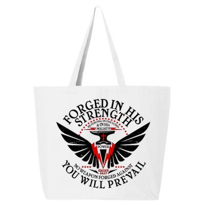 Forged In His Strength 25L Jumbo Tote