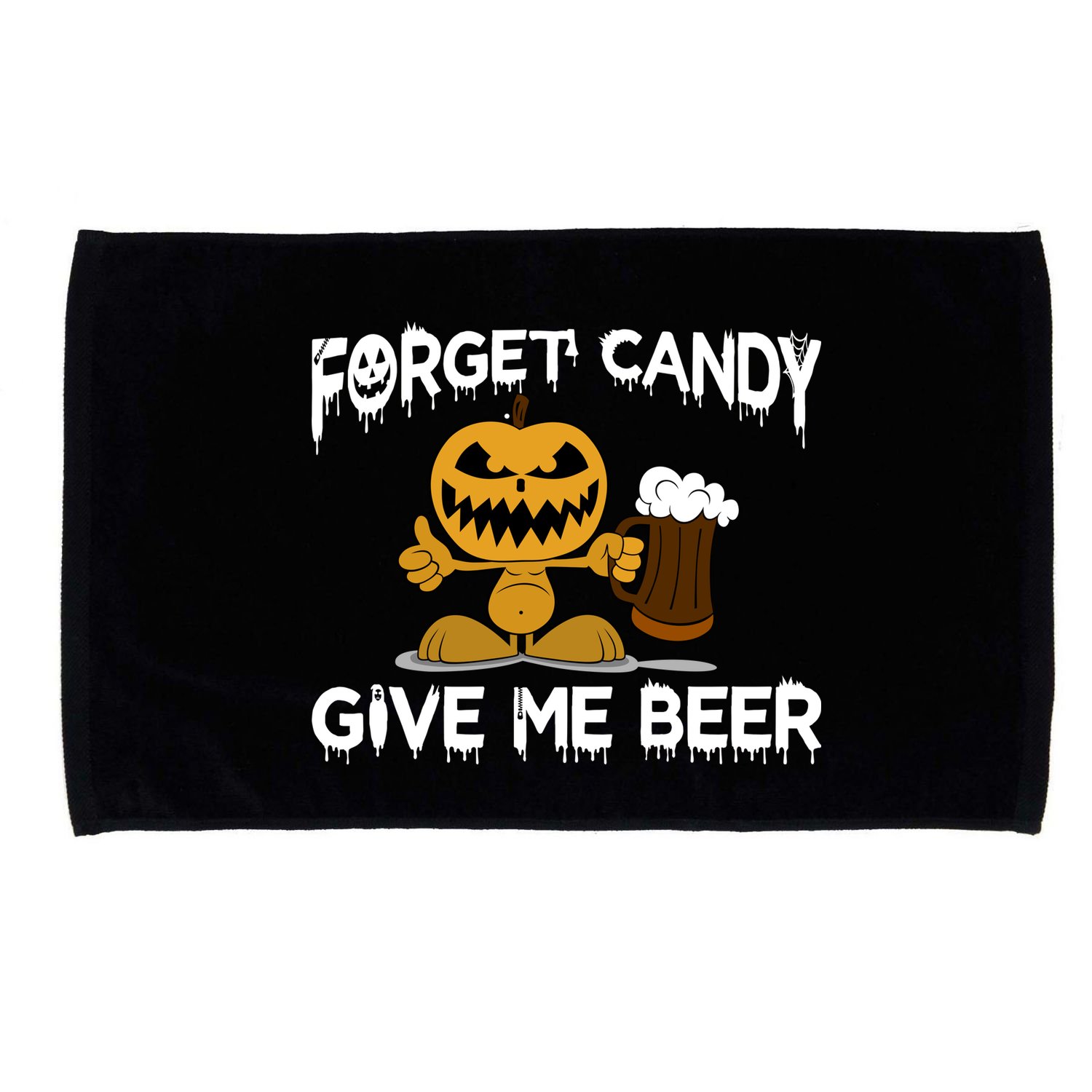 Forget Candy Give Me Beer Microfiber Hand Towel