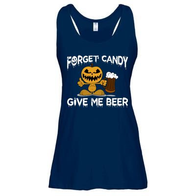 Forget Candy Give Me Beer Ladies Essential Flowy Tank