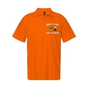 Forget Candy Give Me Beer Softstyle Adult Sport Polo