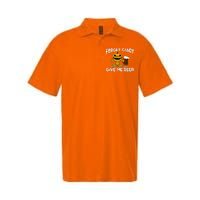 Forget Candy Give Me Beer Softstyle Adult Sport Polo