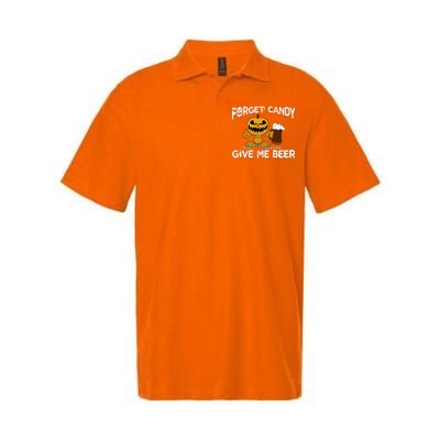 Forget Candy Give Me Beer Softstyle Adult Sport Polo