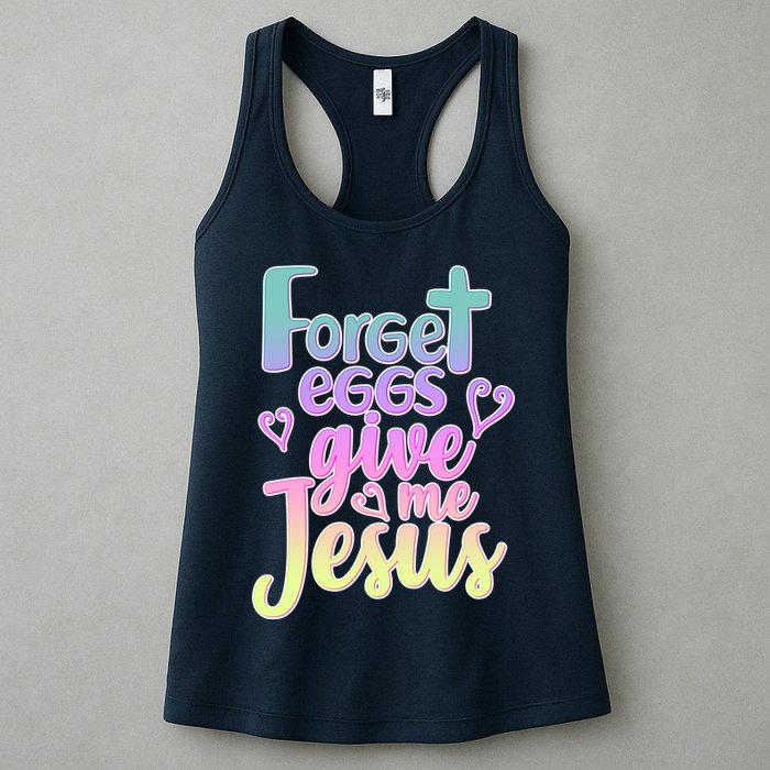 Forget Eggs Give Me Jesus Womens Tank Top