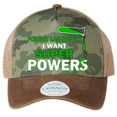 Forget Lab Safety I Want Superpowers Legacy Tie Dye Trucker Hat