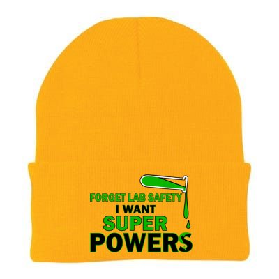 Forget Lab Safety I Want Superpowers Knit Cap Winter Beanie