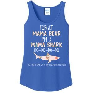 Forget Mama Bear I'm Mama Shark Doo Ladies Essential Tank