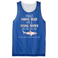 Forget Mama Bear I'm Mama Shark Doo Mesh Reversible Basketball Jersey Tank