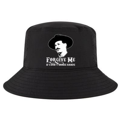 Forgive Me If I Don't Shake Hands Doc Holiday Cool Comfort Performance Bucket Hat