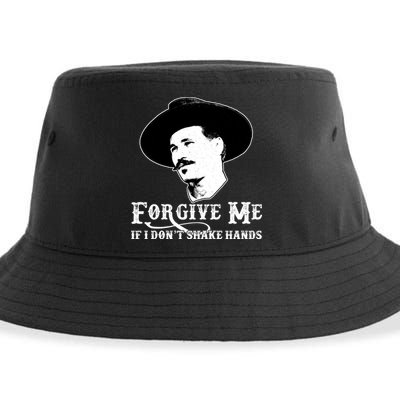 Forgive Me If I Don't Shake Hands Doc Holiday Sustainable Bucket Hat
