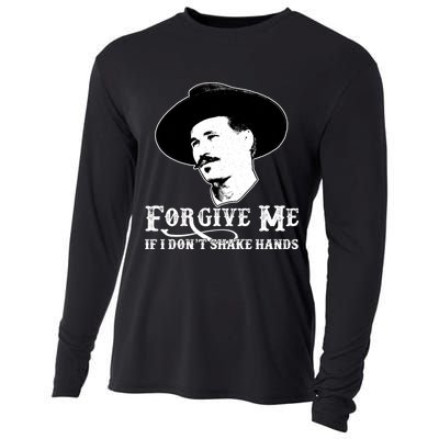 Forgive Me If I Don't Shake Hands Doc Holiday Cooling Performance Long Sleeve Crew