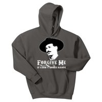 Forgive Me If I Don't Shake Hands Doc Holiday Kids Hoodie