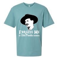 Forgive Me If I Don't Shake Hands Doc Holiday Sueded Cloud Jersey T-Shirt