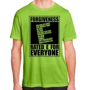 Forgiveness Rated E for Everyone Adult ChromaSoft Performance T-Shirt