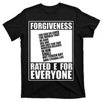 Forgiveness Rated E for Everyone T-Shirt