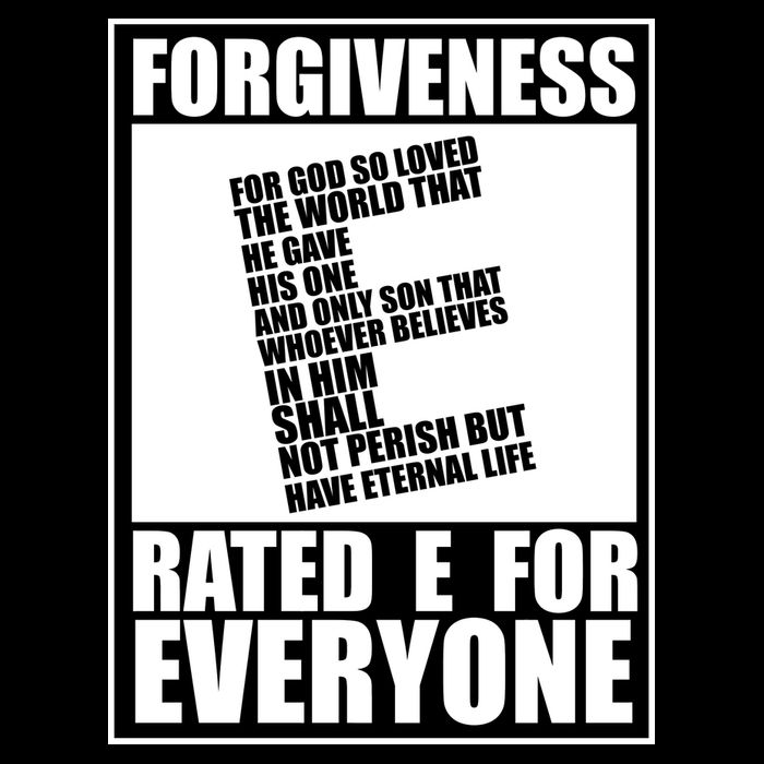 Forgiveness Rated E for Everyone Button