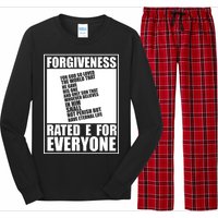 Forgiveness Rated E for Everyone Long Sleeve Pajama Set